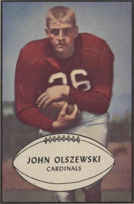 1953 Bowman Johnny Olszewski #45