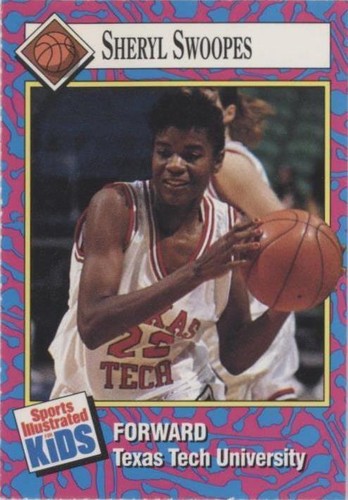 1993 SI Kids SHERYL SWOOPES Rookie Card, University Texas