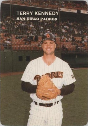 1985 Mother's Cookies San Diego Padres - Terry Kennedy #10