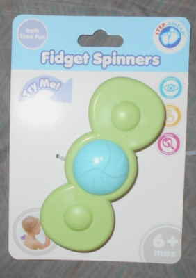 Toy Box Toddler Bath Time Suction Cup Fidget Spinner
