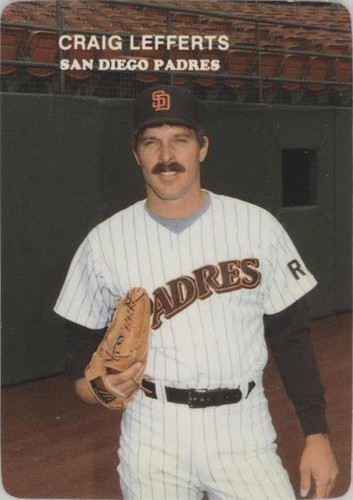 1985 Mother's Cookies San Diego Padres - Craig Lefferts #15