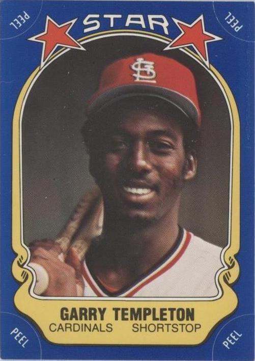 Adesivos Fleer Star 1981 - Garry Templeton #125