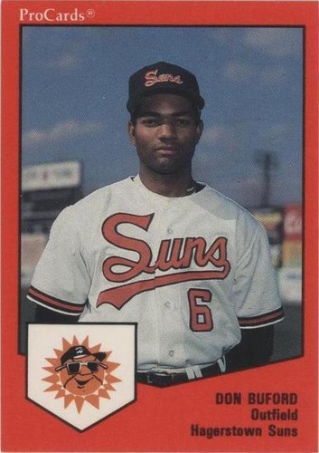 1989 ProCards Minor League Team Sets - DON Buford #277