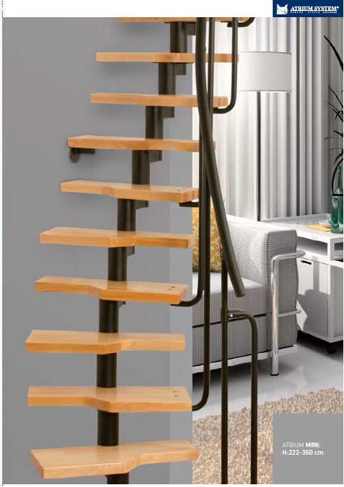 SPIRAL STAIRCASE / スパイラル・ステアケース Rintal Interior 55 Metal Spiral Staircase - Stair Solution