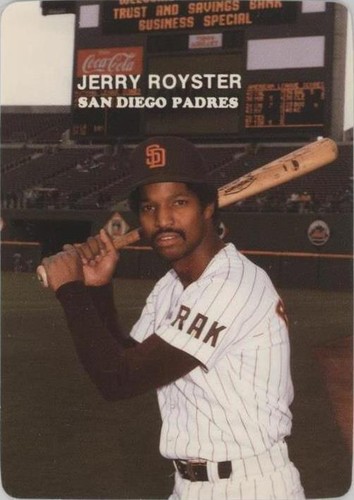1985 Mother's Cookies San Diego Padres - Jerry Royster #18