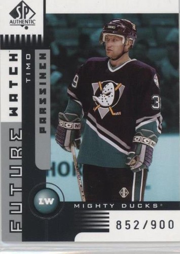 2001-02 SP Authentic - Timo Parssinen #132