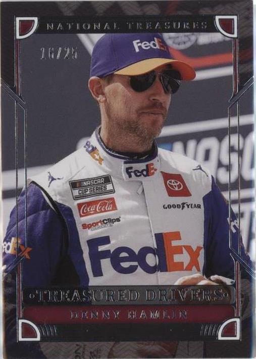 2023 Panini National Treasures - Denny Hamlin #TD10 for sale 2023 Panini National Treasures - Denny Hamlin #TD10 for sale