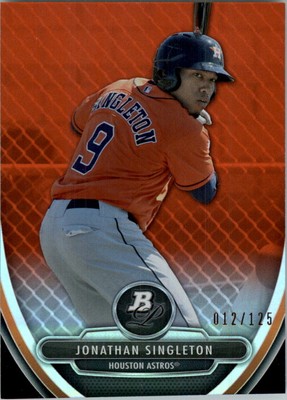2013 Bowman Platinum Orange National Convention #NC24 Jonathan Singleton /125