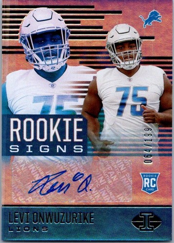 2021 Panini Illusions Levi Onwuzurike #RS-LO