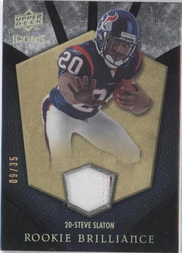 2008 Upper Deck Icons Steve Slaton #RB34