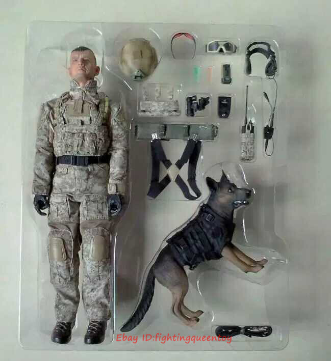 PLAYHOUSE US.NAVY SEAL Team Six With Dog 1/6 Figure INSTOCK