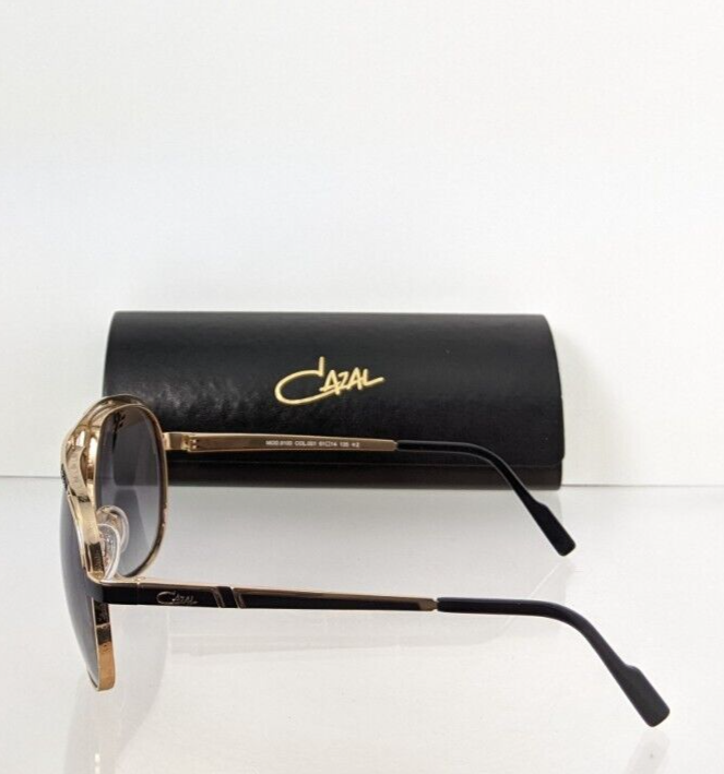 Pre-owned Cazal Brand Authentic  Sunglasses Mod. 9100 Col. 001 Gold 61mm 9100 In Gray