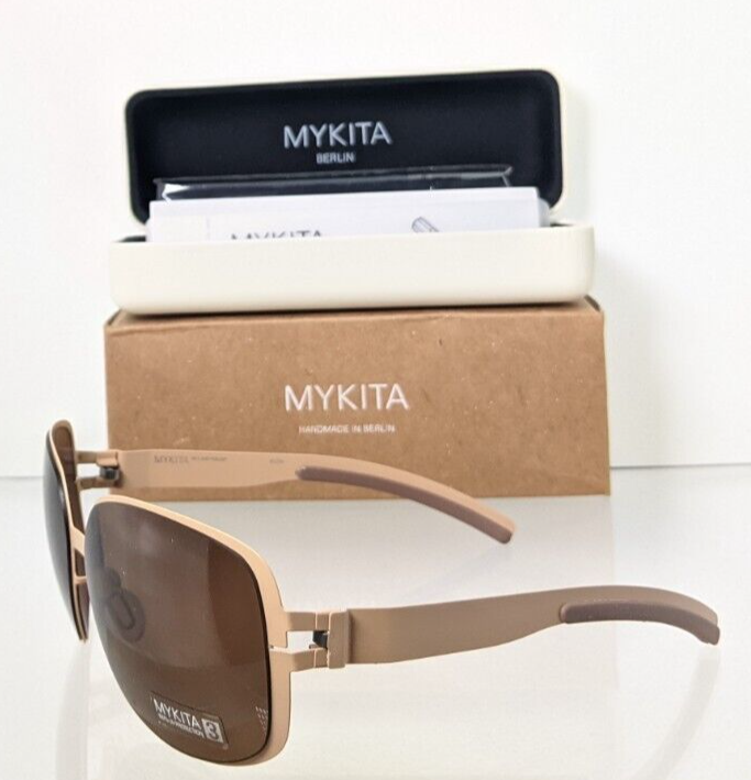 Pre-owned Mykita Brand Authentic  Sunglasses Helen Col. 094 63mm Frame In Brown