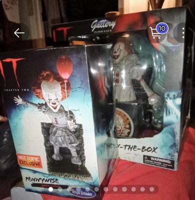 PENNYWISE BUNDLE (2).  Pennywise in the Box & Royal Bobbles Bobblehead