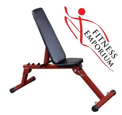 Flat Incline Decline Folding Bench Best Fitness BFFID10 Free Pair 8 lb (Best Incline Decline Bench)