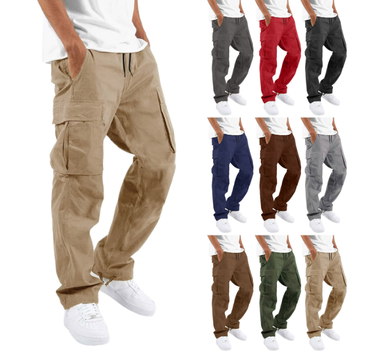 Cargo Combat Loose Active Sports Trousers