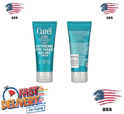 Curel Extreme Dry Hand Dryness Relief, Travel Size Hand Cream, Easily Absorbed f
