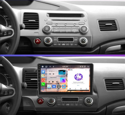 IN DASH ANDROID CAR STEREO DSP RADIO FIT HONDA CIVIC 2006-2011 CARPLAY GPS 8Core