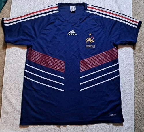 France 2010 WC Home Soccer Football Jersey Kit Adidas P41149