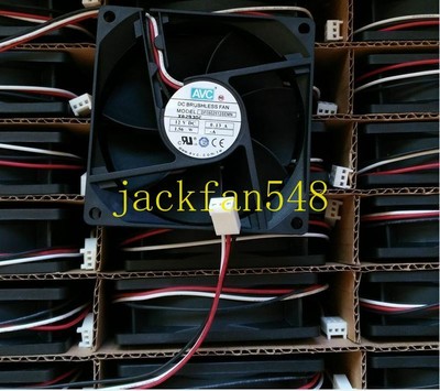 1pcs AVC DF0802512SEMN 8025 8cm DC12V 0.13A 3pin