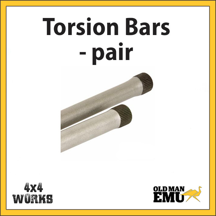 Old Man Emu Torsion Bars for Isuzu D-Max 2008-12 PAIR | eBay