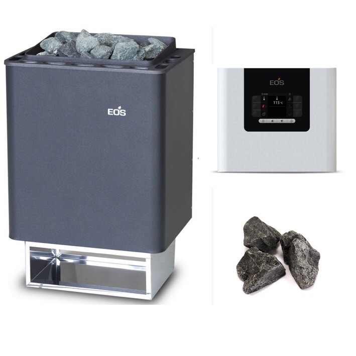 Saunaofen Set Thermat 9 Kw Eos + Saunasteuerung Compact Dp *Made In Germany