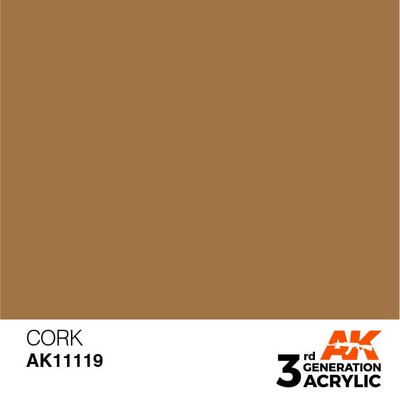 AK INTERACTIVE 11119 - Acrylic paint Cork 17ml