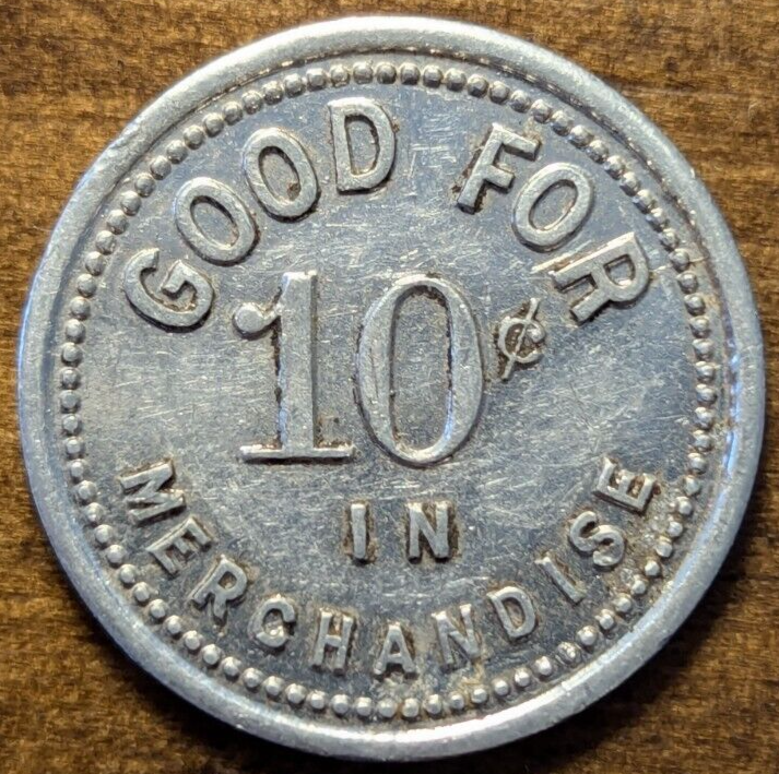 Murfreesboro, North Carolina NC Riverside Mfg Co Lumber Scrip R9 10¢ Token