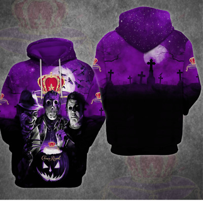 Crown Royal Horror 3D HOODIE All Over Print Mother Day Gift Best Price US Size