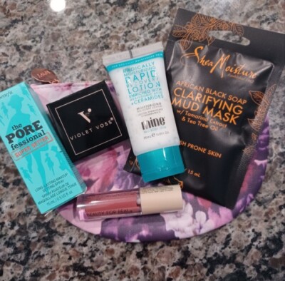 Beauty Bag Bundle - Purple Flowers
