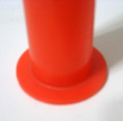 45 RPM Record Red Plastic Storage Stacker Holder - Holds 90 - Antique 1960s?