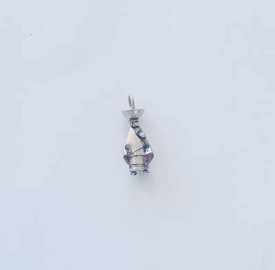 Vintage Sterling Silver 925 Quito Ecua Ecuador Southwestern Person Pendant
