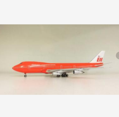 inflight B747SP Braniff ブラニフ タグ付き 1/200
