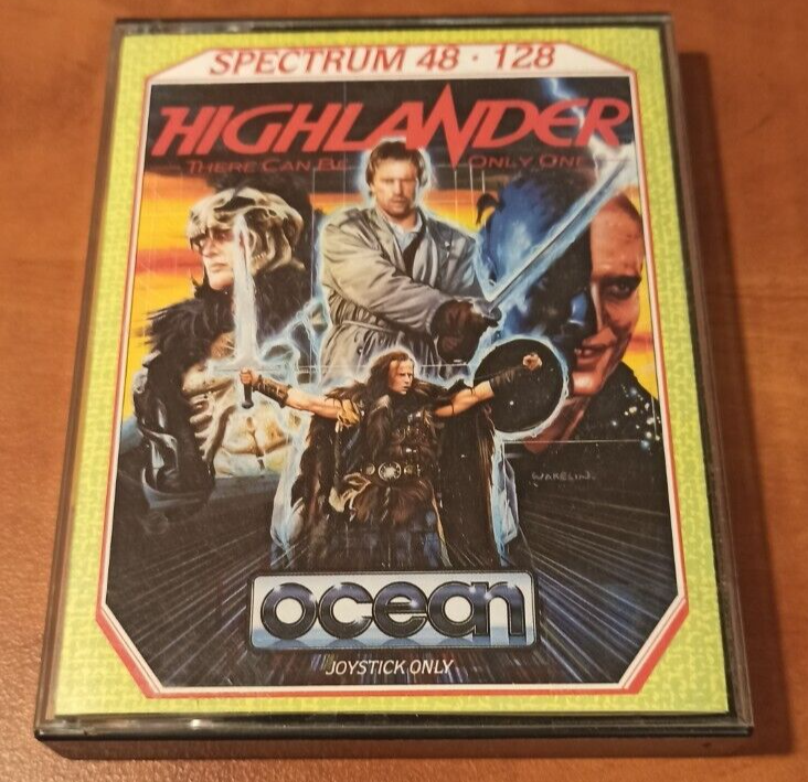 Sinclair Spectrum Game ZX Vintage VTG Tape HIGHLANDER RARE