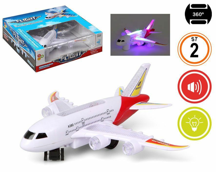 Flight Aereo Con Luci E Suoni Gioco Giocattolo Bambini sar