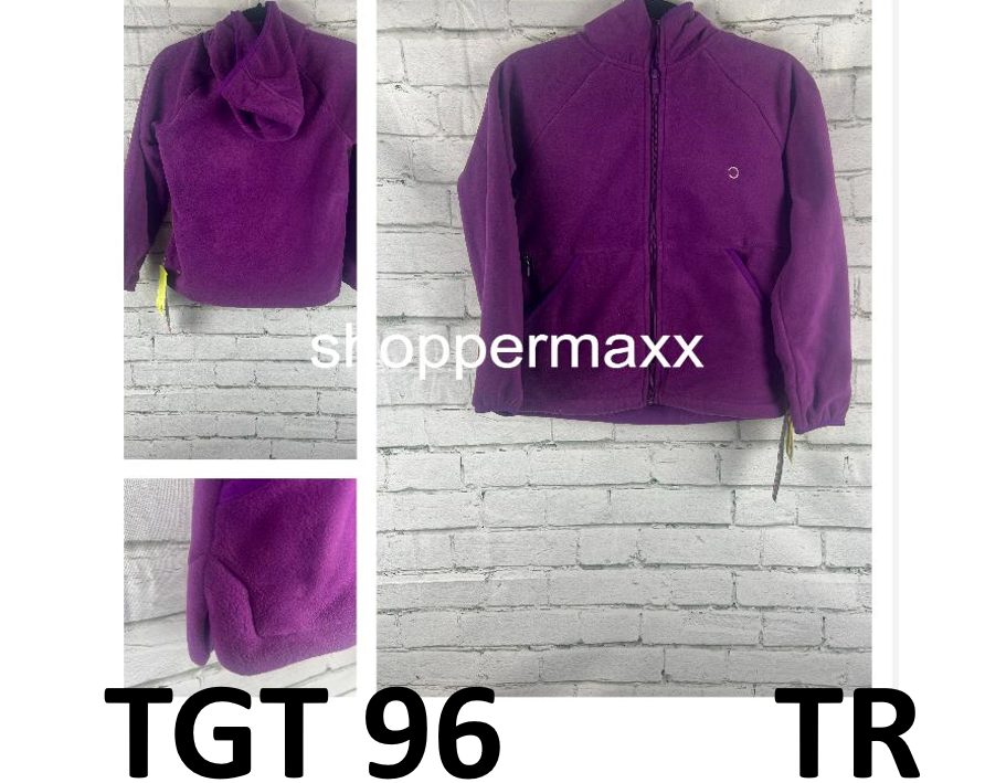 Kids' Polar Fleece Jacket - All in Motion, Purple, Large