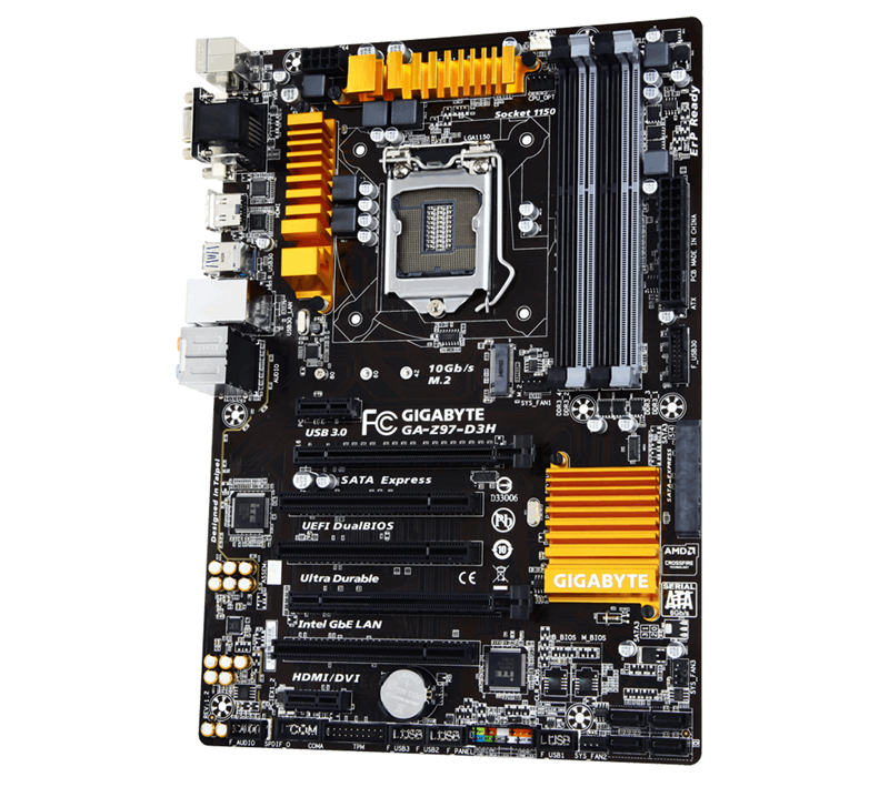 For Gigabyte GA-Z97-D3H Motherboard LGA 1150 DDR3 6×SATA III