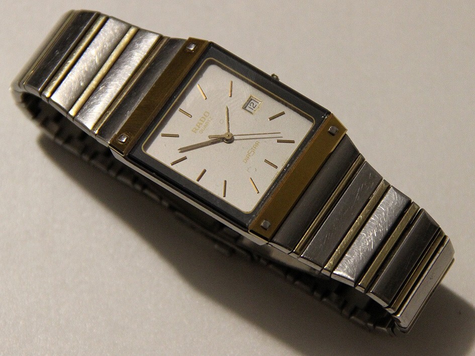 箱付き　ヴィンテージ品RADO DIASTAR Working RADO DIASTAR men wrist Vintage 1990 Watch Ceramic