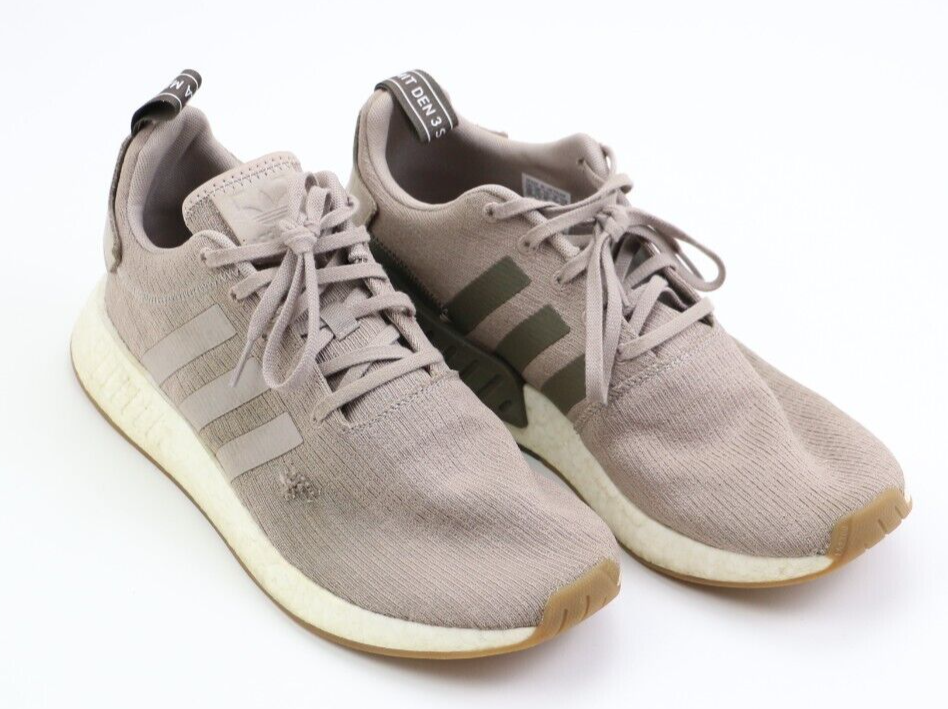 

Мужские кроссовки Adidas NMD R2 Beige Vapor Grey-Tech Earth, размер US 12 Boost, подержанные, Бежевый, adidas NMD R2
