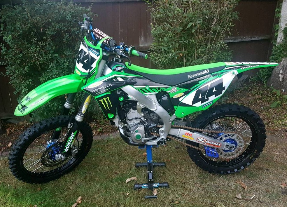 Kawasaki kxf 250 2016 low hour very clean bike kx250f | in Leicester