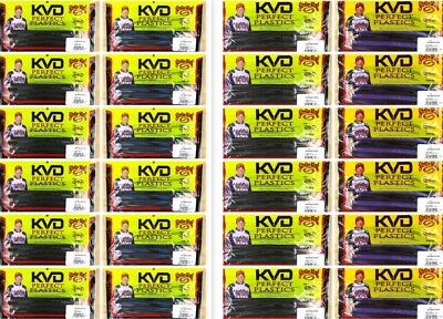 (24) Bags Strike King Perfect Plastics KVD 7'' Ocho Assortment #1 Brand New