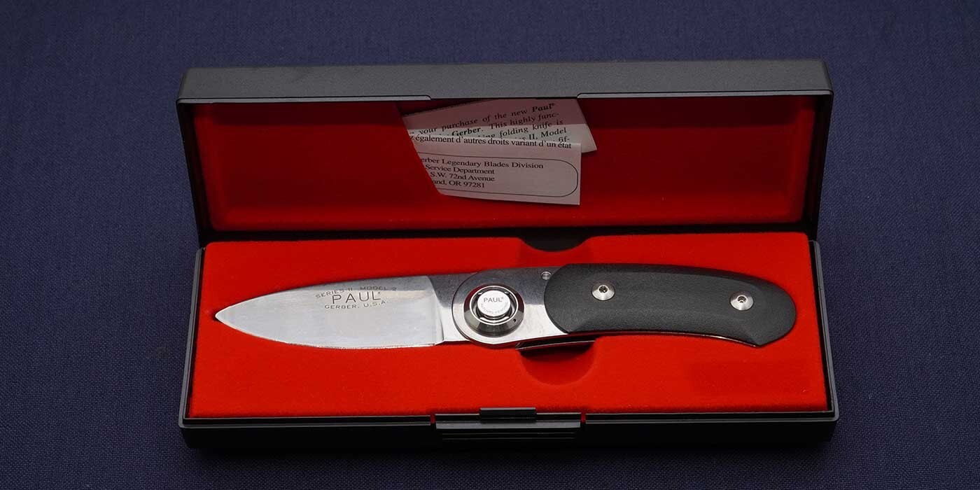 GERBER SERIES Ⅱ Paul Knife 1996 FIRST USA Unused With Box
