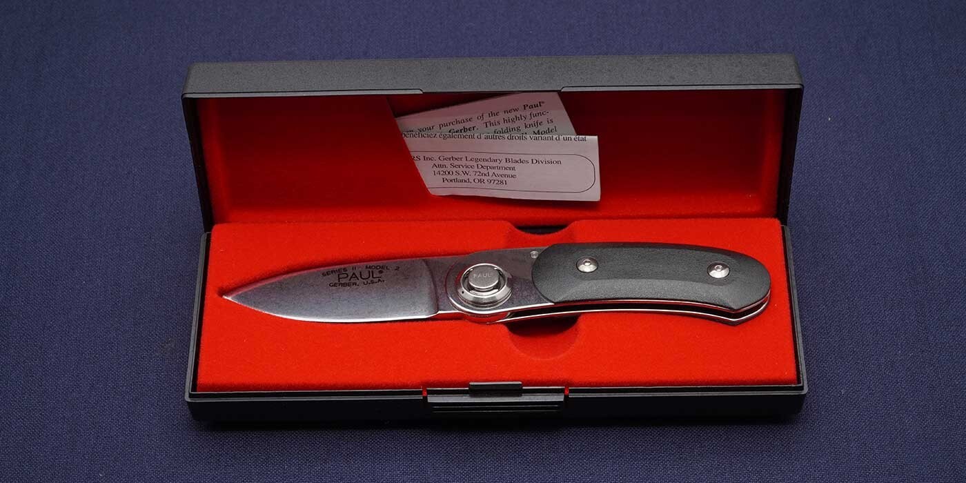  PAUL KNIFE オールド ガーバーナイフ 40周年 P2 GERBER PAUL KNIFE オールド ガーバーナイフ 40周年 P2 アウトドア