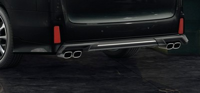 TRD REAR BUMPER SPOILER BLACK PEARL (220)  For Alphard 3# Aero  MS343-58001-C1