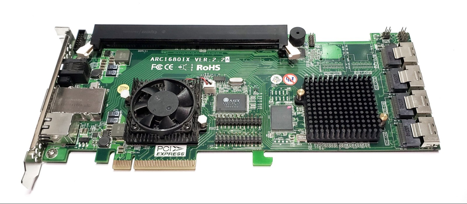 Areca ARC-1680IX-16 RAID Controller Card w/ 2GB Cache 16 Port SATA / SAS