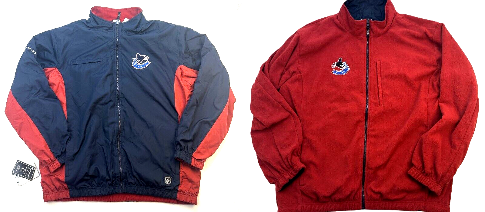 Reebok Hockey Vancouver Canucks Двусторонняя куртка мужская Размер XL NHL Center Ice