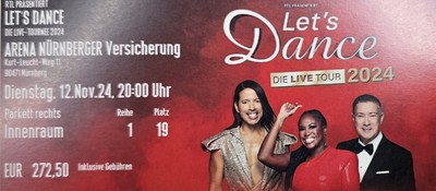 Let s Dance Live Tour 2024 Ticket Nürnberg - Diamond-Ticket