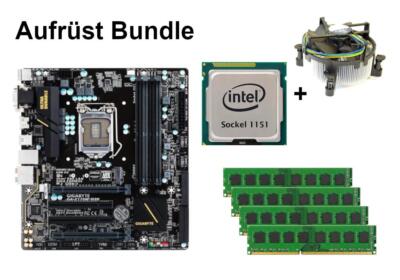 Bundle Gigabyte GA-Z170M-D3H + Intel Core i3 i5 i7 CPU + 8GB bis 32GB RAM wählba
