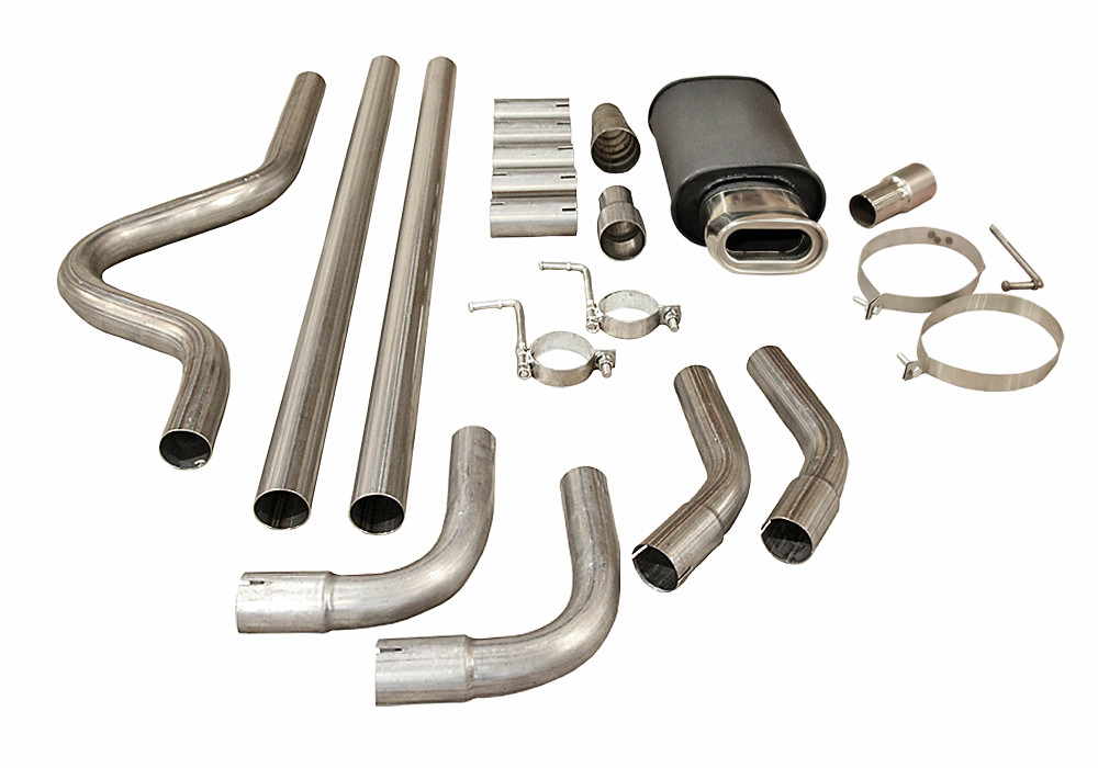 亜様5101 STAINLESS STEEL TWIN TIP PERFORMANCE SPORTS EXHAUST MUFFLER