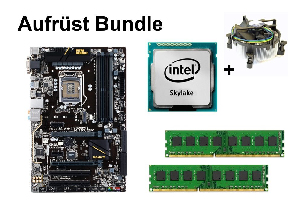 Aufrüst Bundle - Gigabyte GA-Z170-HD3P + Intel Core i7-6700